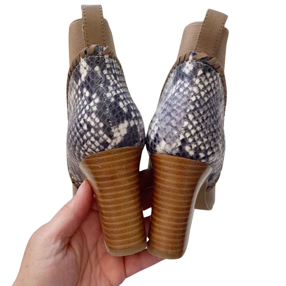 Jack Rogers Poppy Leather Bootie 9.5 Tan NEW - Picture 7 of 10